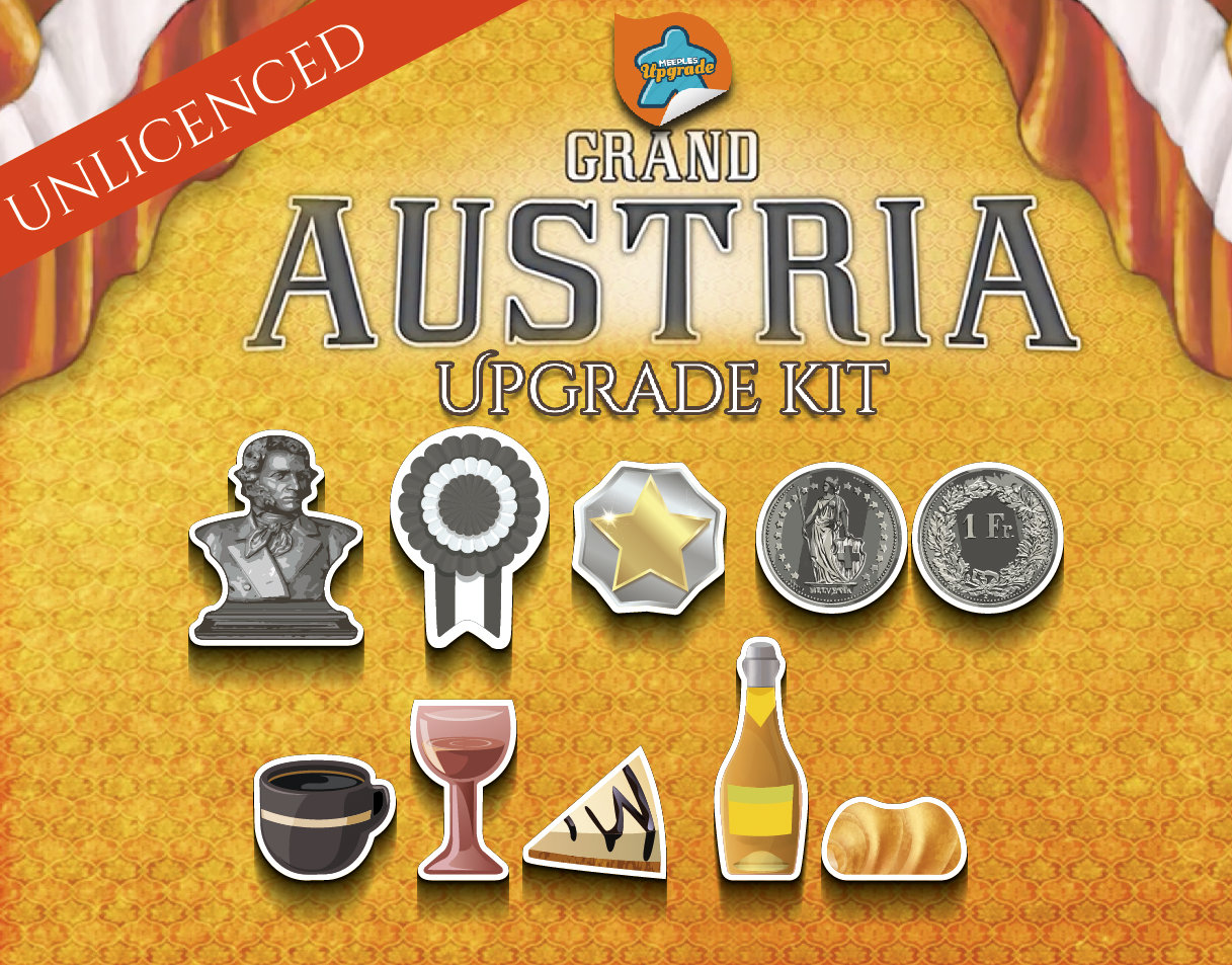 Grand Austria Hotel DX Upgrade Kit Meeples Stickers Custom Etsy