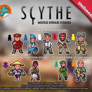 SCYTHE Meeples Upgrade Kit Stickers!