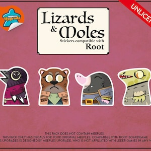 ROOT LIZARDS and MOLES Expansion pack - upgrade kit (Unofficial product)
