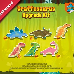 DRAFTOSAURUS Stickers + FREE Air and Sea Upgrade Kit (Unofficial product), decals • Premium materials!