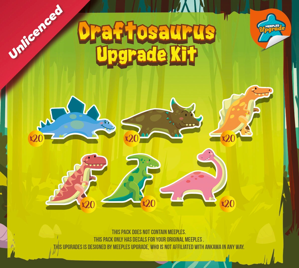 Draftosaurus Insert (Insert Only) New