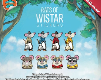 Rats of Wistar Stickers Upgrade set (Unofficial product)