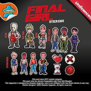 FINAL GIRL Upgrade Kit Stickers • Decals Kit • Premium materials!