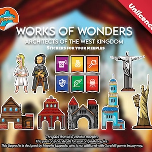 Works of Wonders, architects of west Kingdom Upgrade Kit (Unofficial product)