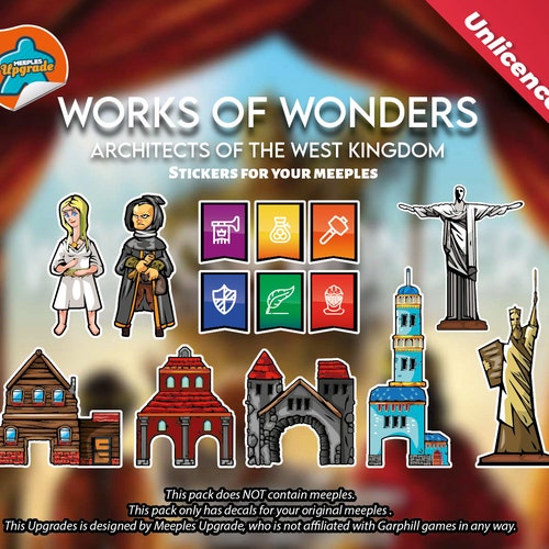 Works of Wonders, architects of west Kingdom Upgrade Kit (Unofficial product)