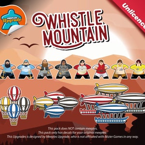 WHISTLE MOUNTAIN Upgrade Kit Stickers • Decals Kit • meeples stickers • Premium materials!
