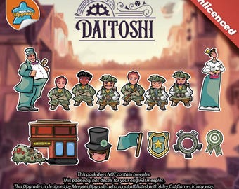 DAITOSHI Meeples Upgrade Kit Stickers - Boardgame stickers
