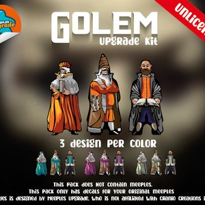 GOLEM Upgrade Kit Stickers Decals Kit Premium materials image 2