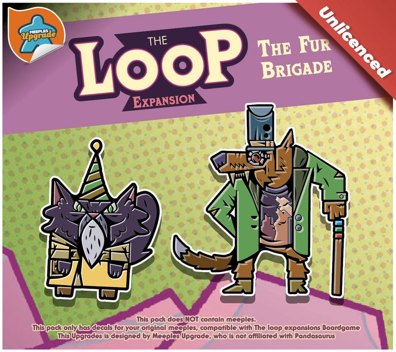 THE LOOP the Fur Brigade Upgrade Kit Stickers  Decals Kit  image 1