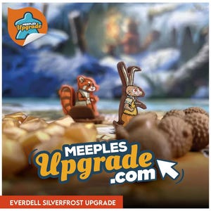 Everdell: Silverfrost boardgame Meeples Upgrade Pack • premium Stickers set for your original meeples image 2