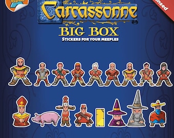 Big Box compatible with CARCASSONE BIG BOX 2017 or 20th Anniversary (Unlicensed Product)