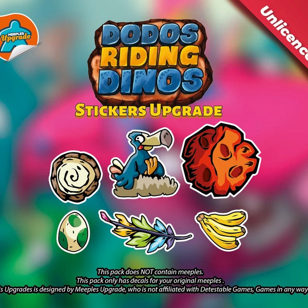 DODOS RIDING DINOS Upgrade Kit Stickers • Decals Kit • Premium materials!