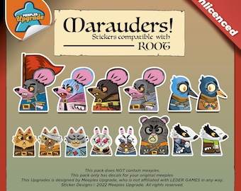 ROOT Marauders Stickers set • Upgrade Kit Stickers • Decals Kit • Premium materials!