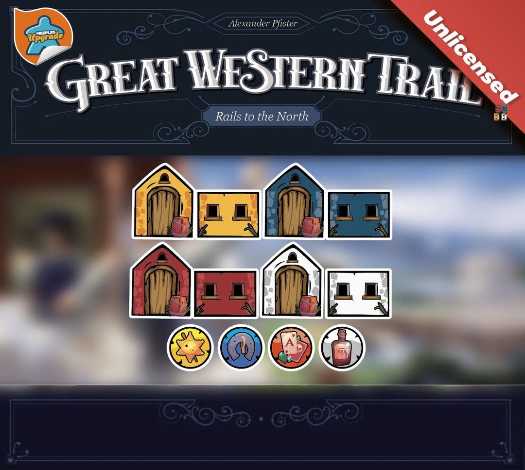 Trl Sticker Great Western Trail, Rails to the North - Second Edition Meeples ...