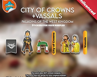 City of Crowns + Vassals of Paladins of the west Kingdom Upgrade Kit + FREE Tomesaga! (Unofficial product)