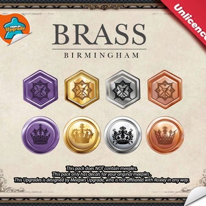 BRASS BIRMINGHAM Stickers Upgrade set (Unofficial product)