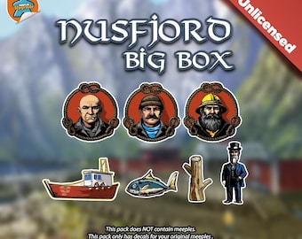 Nusfjord Big Box Meeples Upgrade Pack by Meeples Upgrade