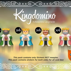 KINGDOMINO Upgrade Kit Stickers • Decals Kit • Premium materials!