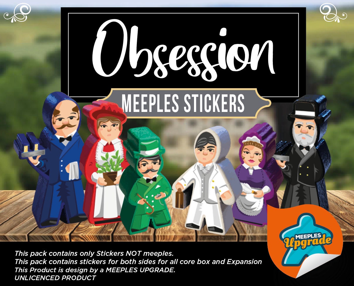 Deluxe Metal Meeples Mixed Pack (6)