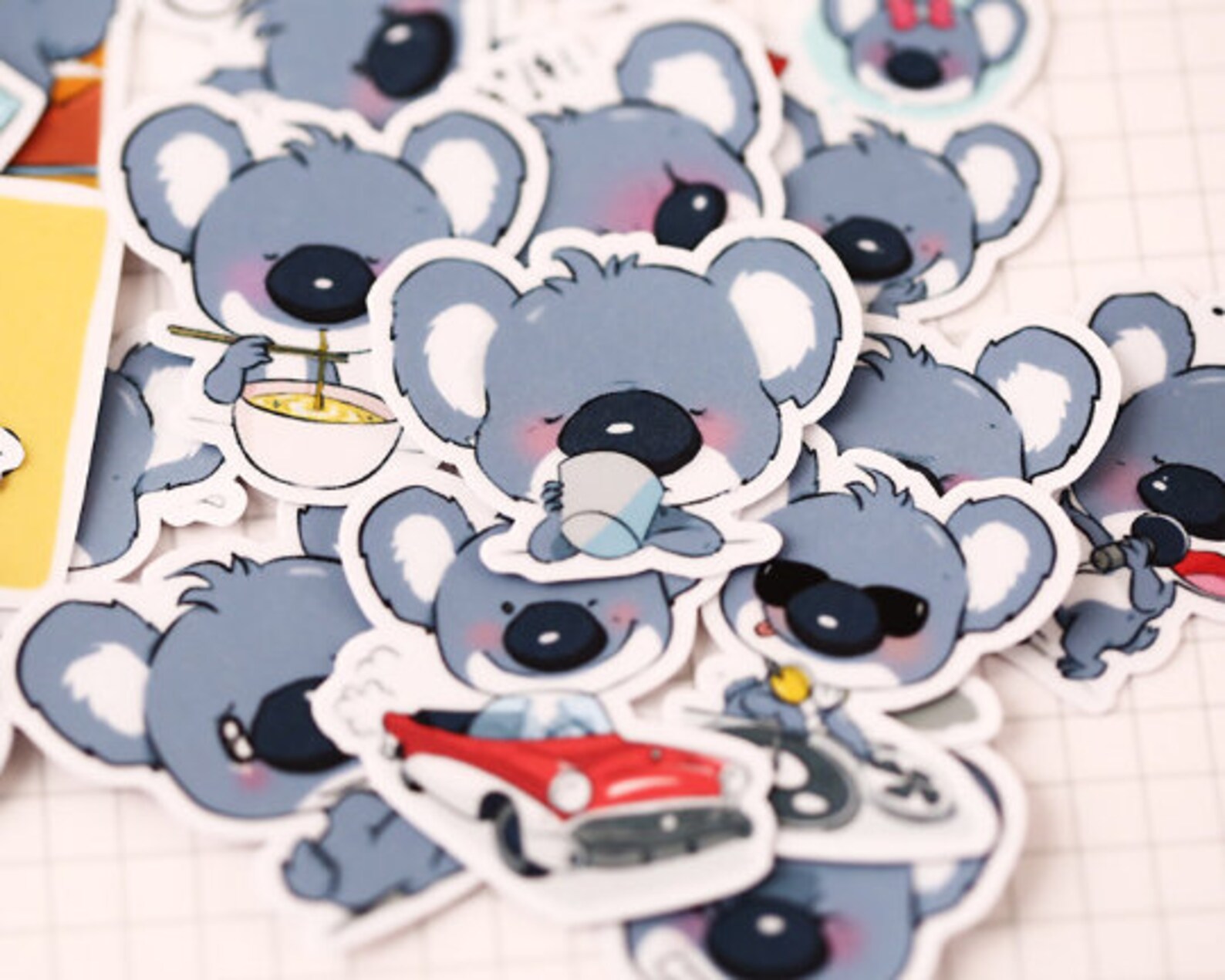 40 pcs Koala Sticker Pack/Planner Stickers/Decorative Etsy