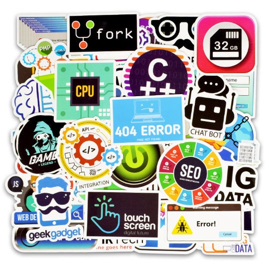 50 pcs JAVA programación sticker pack laptop suitcase | Etsy
