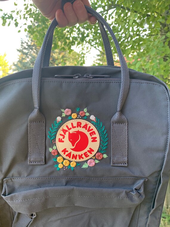 embroidered fjallraven kanken