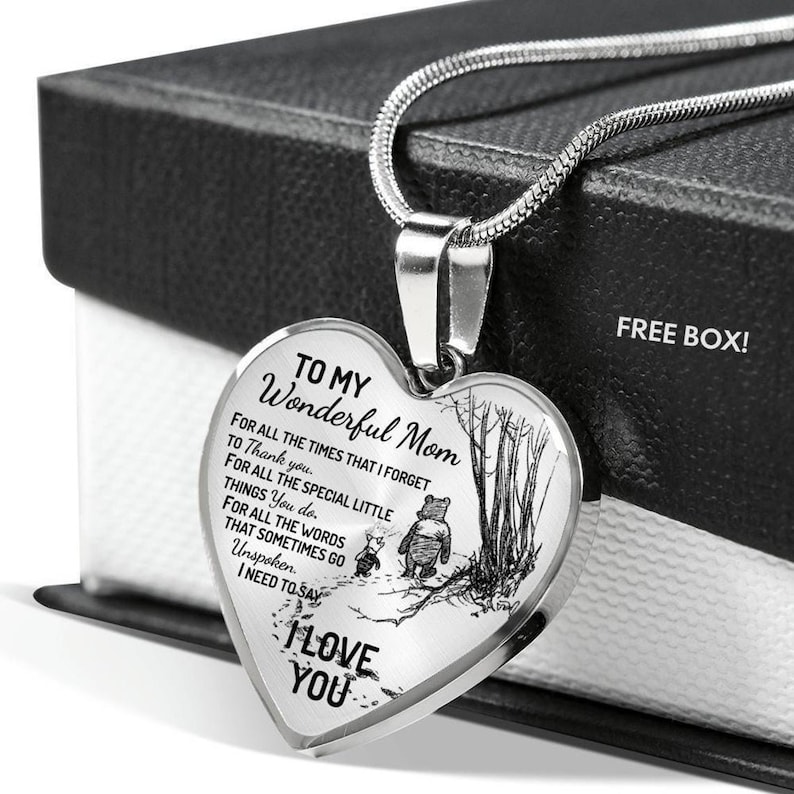 Mom Birthday Gift From Daughter Gift For Mom Necklace For Mom To My Wonderful Mom /'For All The../' Necklace Gift for Mom from Son