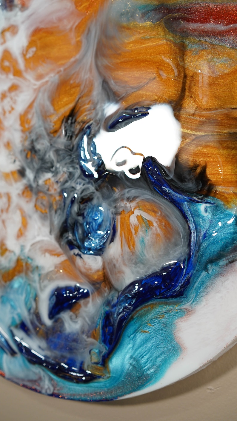 Prophetic Abstract Resin Art Cords of Kindness /& Bands of Love 2