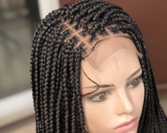 Braided wig, knotless braid wig, Braided Wig for black women, Full lace wig, Lace Wig, Knotless Box Braid Wig, Box braided wig, Cornrow wig