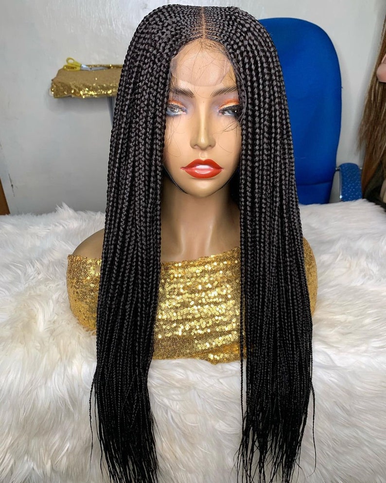 Braided Wig, Cornrow Wig, Cornrow Braided Wig, Box Braids Lace Front