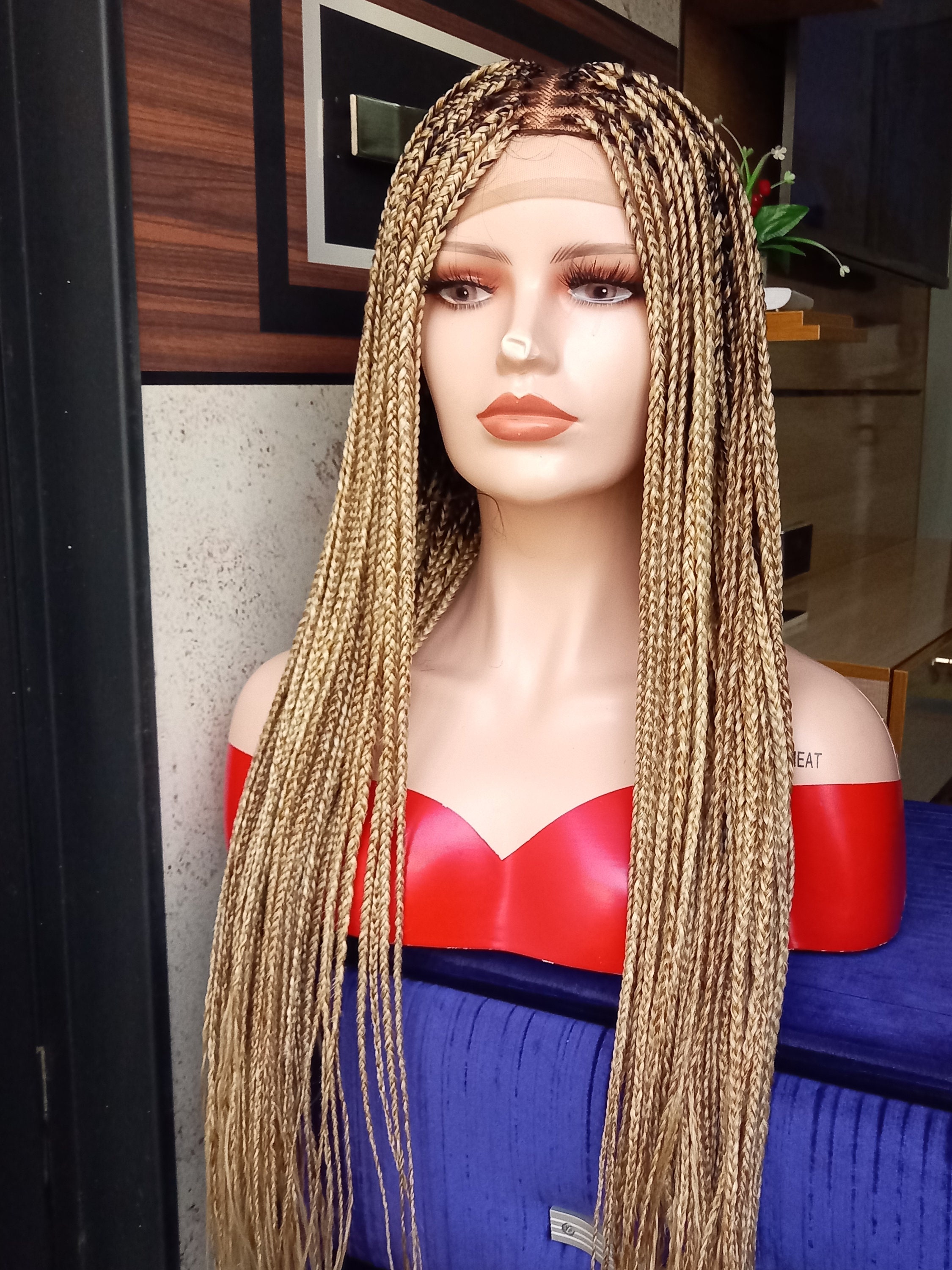 Knotless Braid Wig, Braided Wig, Knotless Box Braid Wig, Knotless Wig