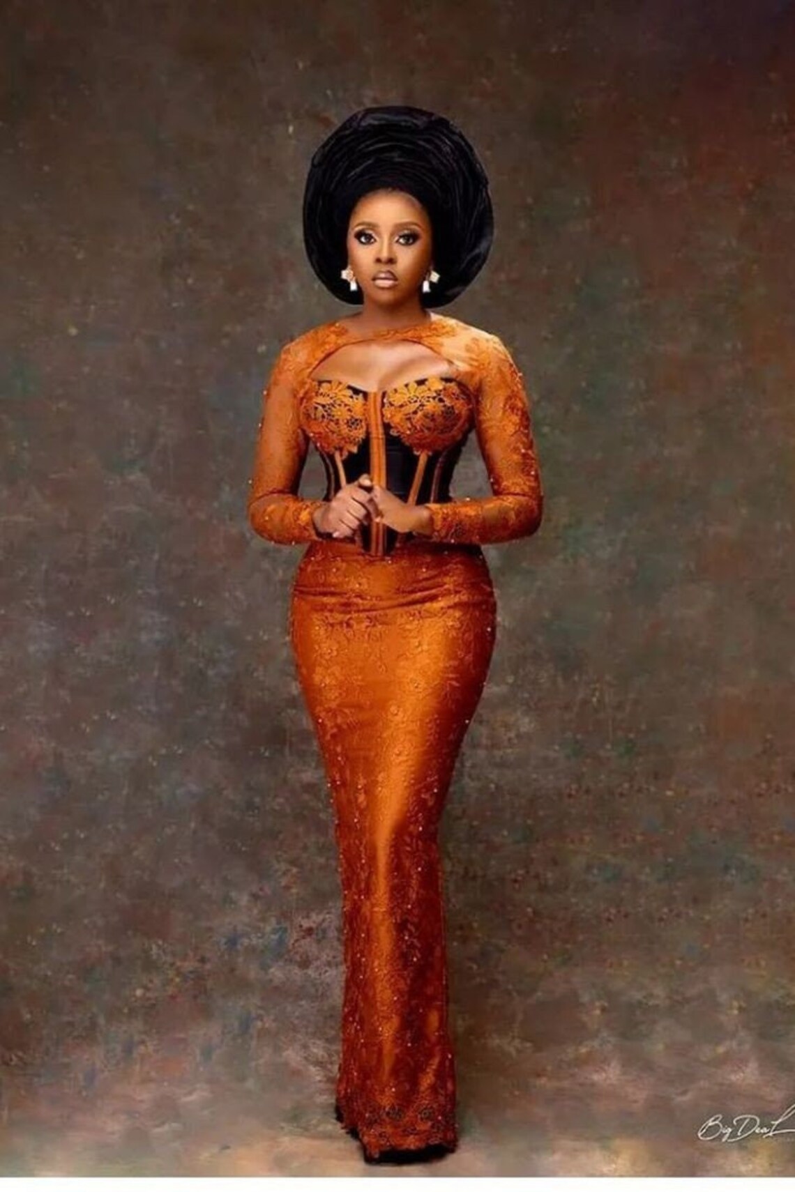 Orange Corset Dress Etsy