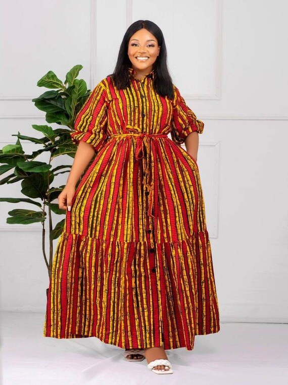 African print fashion best sale dresses
