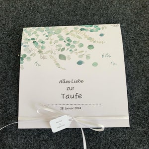 Karte zur Taufe