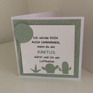 Freundschaftskarte mit netten Spruch