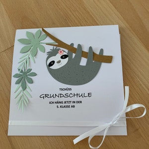 Glückwunsch Karte zum Ende der Grundschule