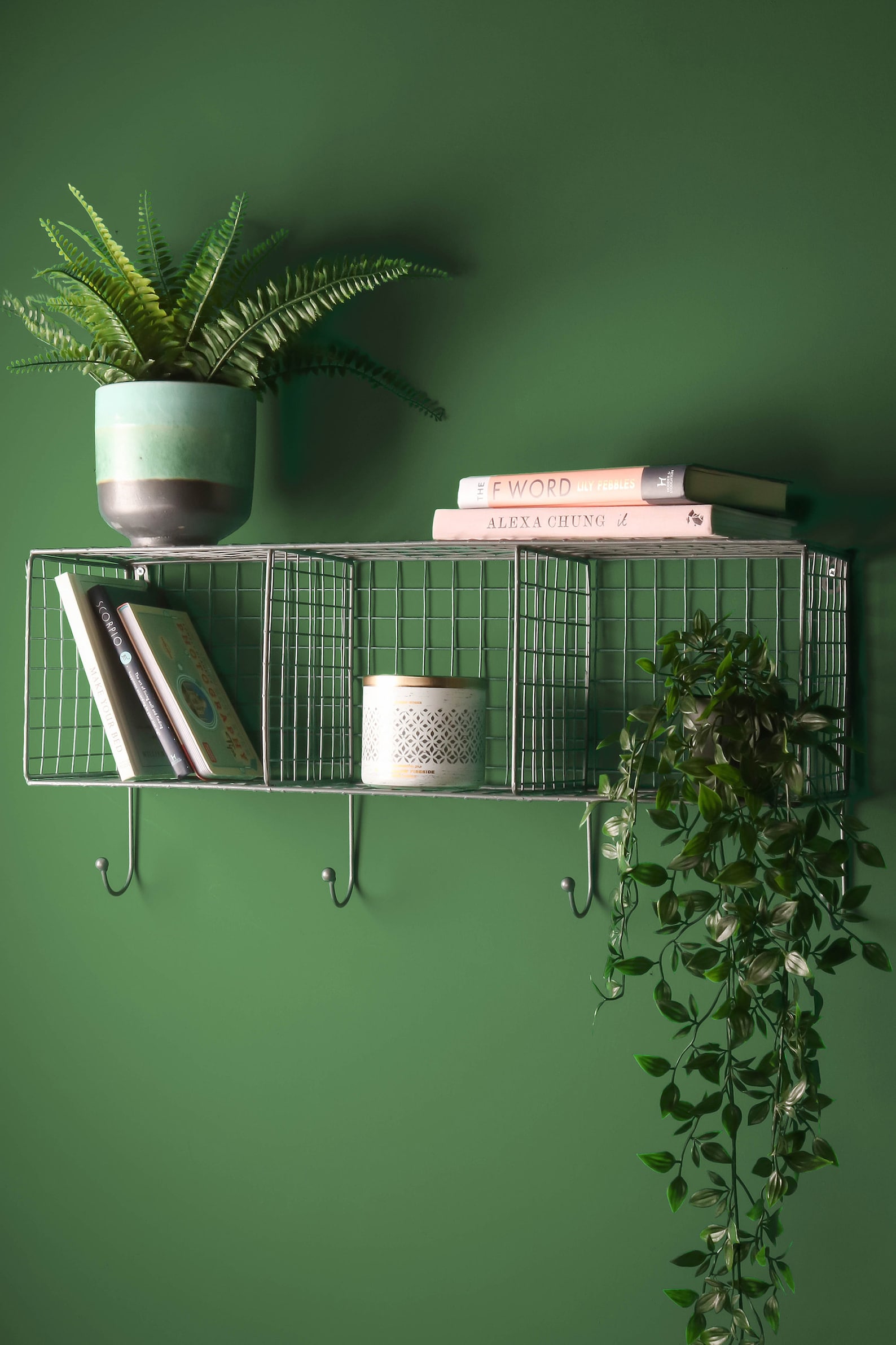 Industrial Style Wire Shelving Wall Shelf Office Storage Retro Etsy