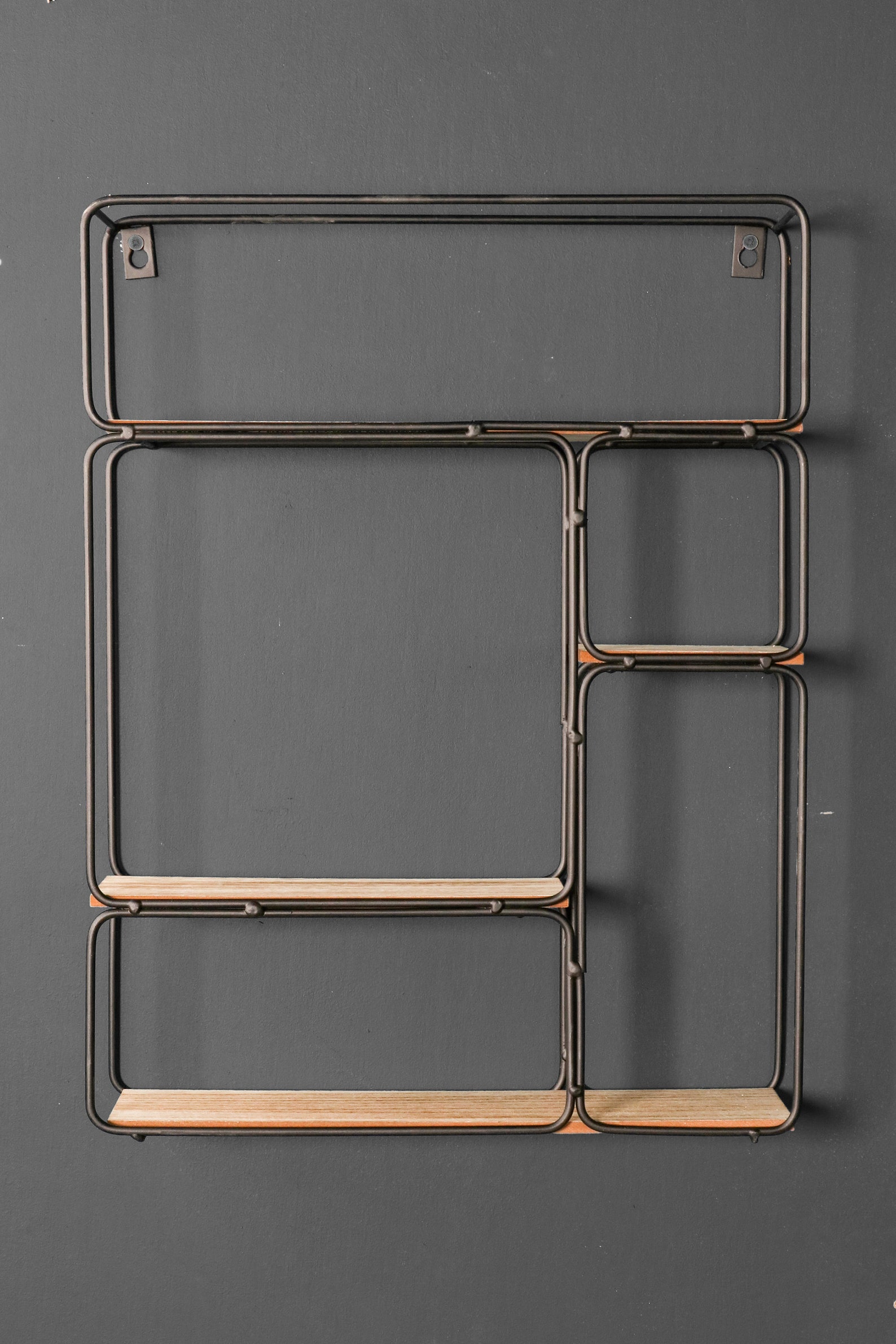 Retro Industrial Style Wall Shelf Shelving Unit Metal Wood Etsy Ireland