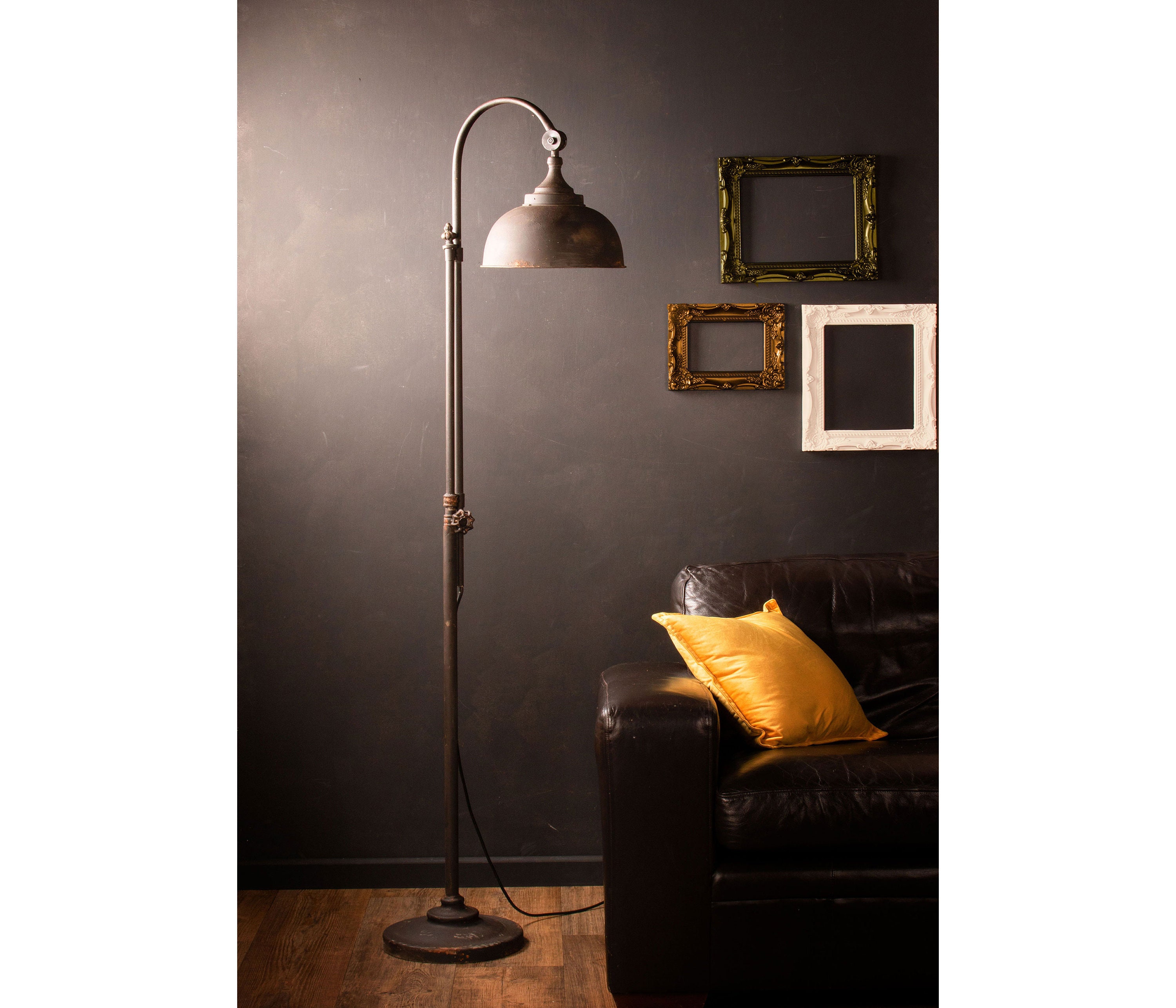 Vintage Industrial Style Led Floor Lamp, Floor Lamp Retro Style