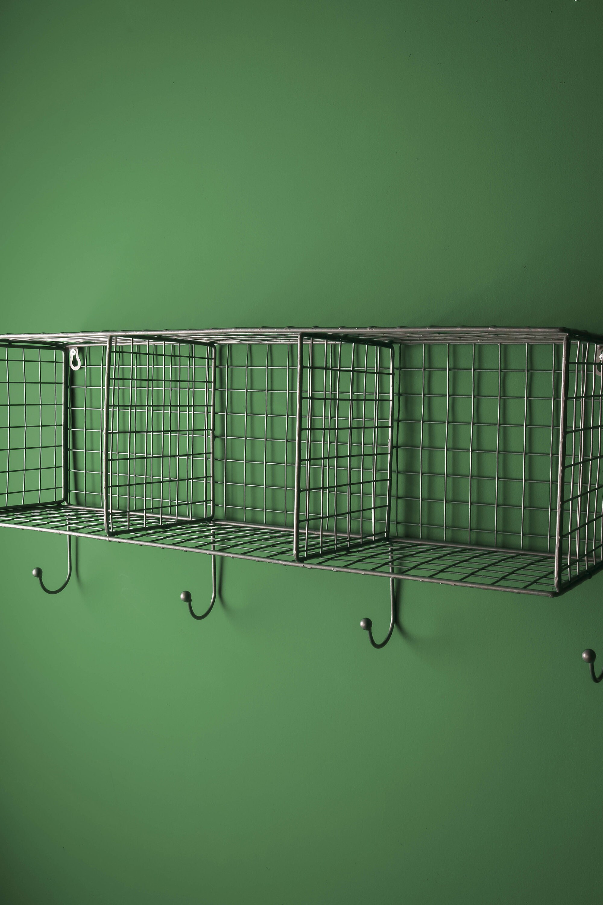 Industrial Style Wire Shelving Wall Shelf Office Storage Retro Etsy