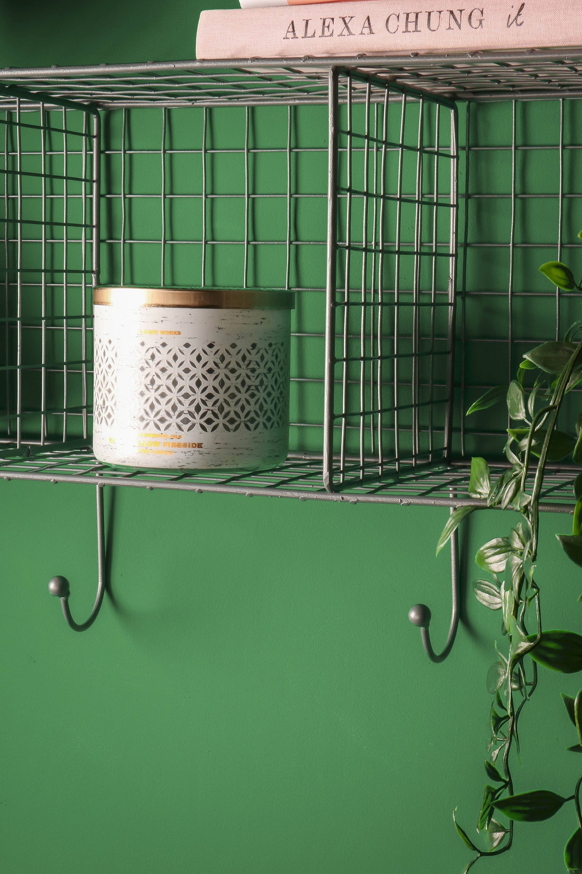 Industrial Style Wire Shelving Wall Shelf Office Storage Retro Etsy