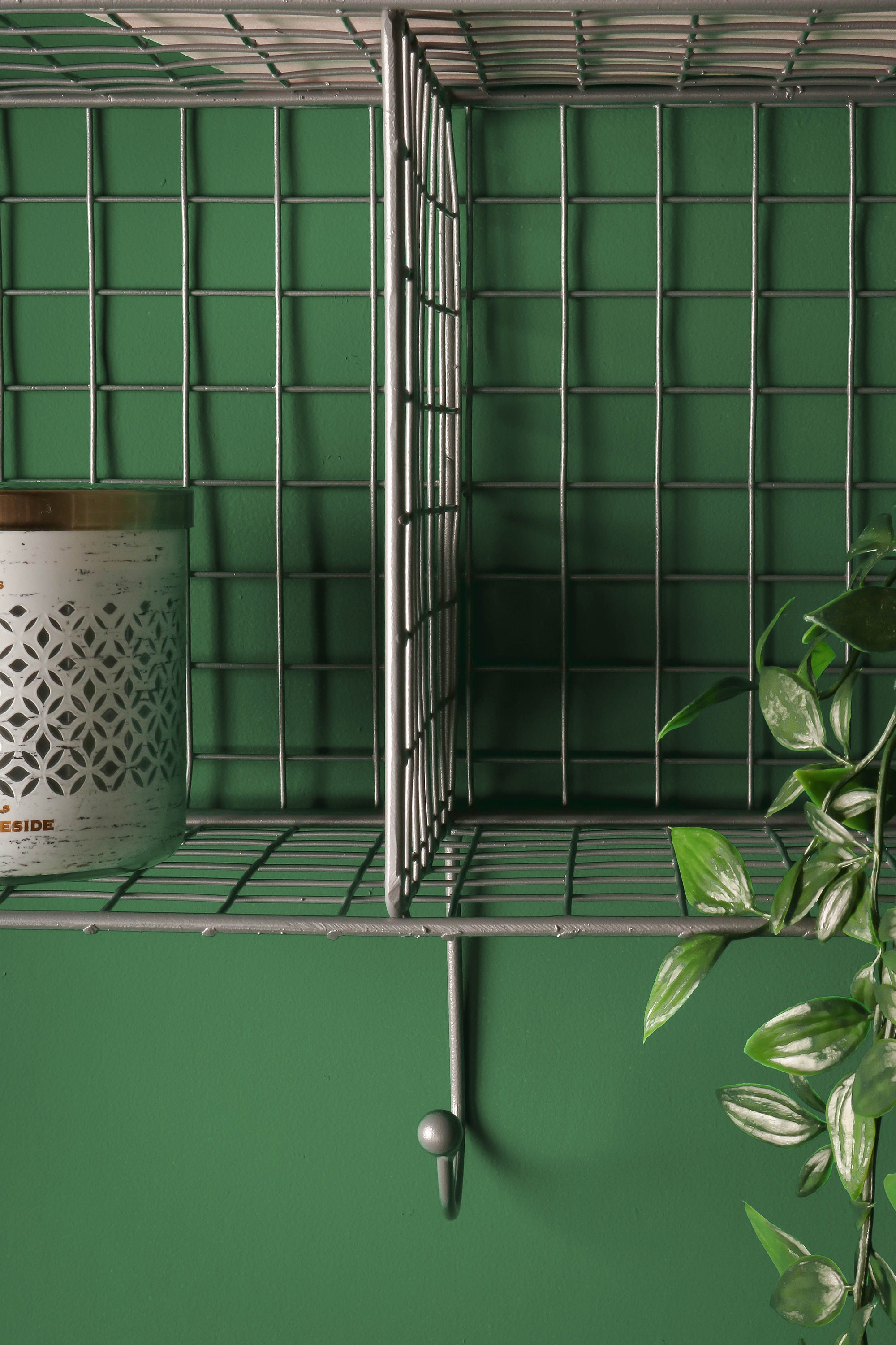 Industrial Style Wire Shelving Wall Shelf Office Storage Retro Etsy