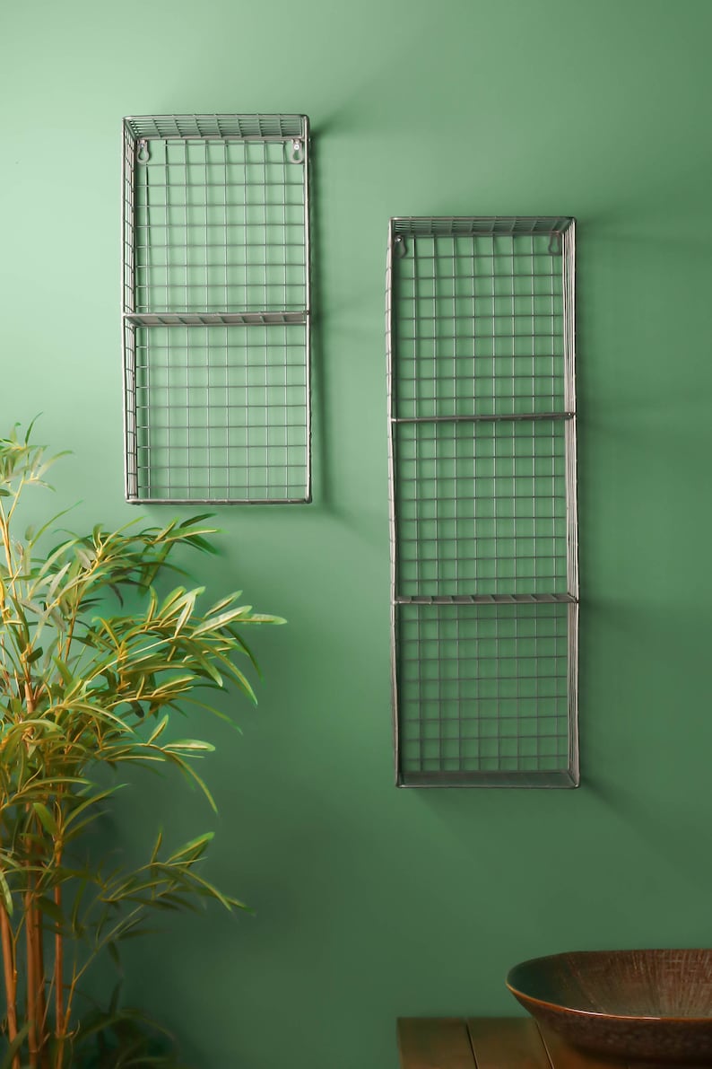 Seconds Sale Retro Industrial Style Wire Shelving Wall Shelf Etsy UK