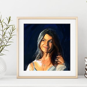 EMILY WALKER print |  Gen Padalecki painting, CW Walker television show, fan art, western art, Texas ranger, Walker poster, fan art