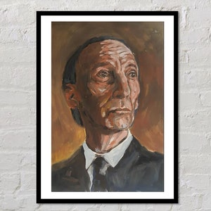 Art Print, Death from Supernatural | Julian Richings, Supernatural Poster, Supernatural Painting, Dean Winchester, Sam Winchester, Fan Art
