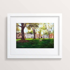 LIMITED EDITION PRINT: &quot;Dover Green, Dover Delaware&quot; by Delaware Artist Stephanie Silverman