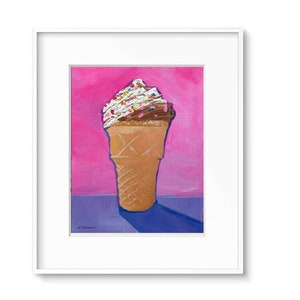 LIMITED EDITION PRINT: &quot;Twist & Sprinkles&quot; by Delaware Artist Stephanie Silverman