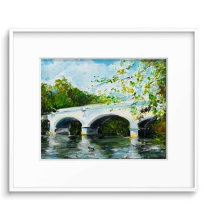 Limited Edition Print-&quot;Van Buren Bridge, Wilmington Delaware&quot; by Delaware Artist Stephanie Silverman