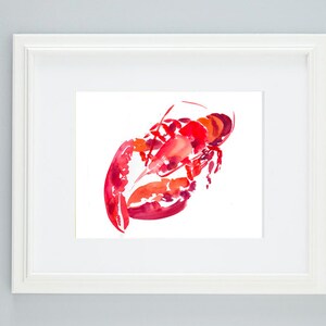 ORIGINAL PAINTING: "Maine Lobster Study" by Delaware Artist Stephanie Silverman