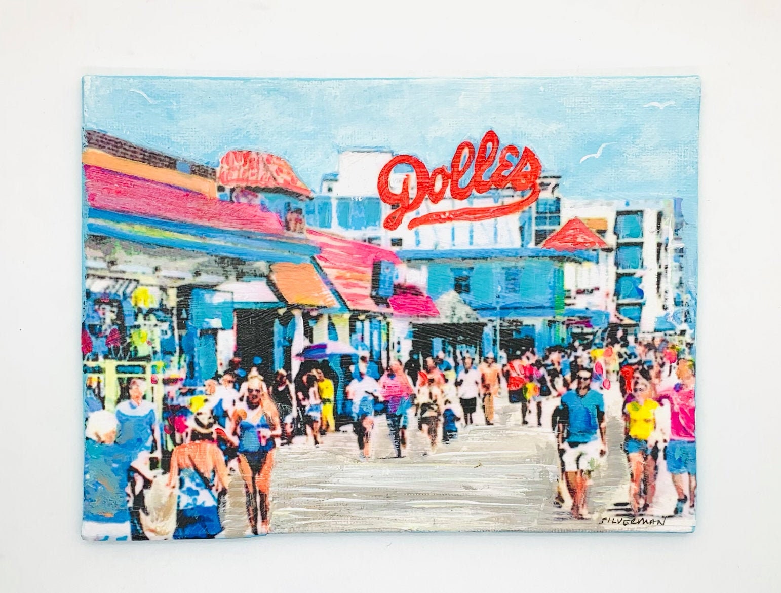 ORIGINAL PAINTING dolles Taffy Rehoboth Beach 4th of Etsy